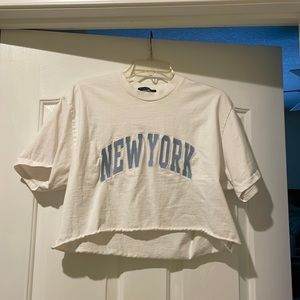 Brandy Melville Oversized Cropped Tee